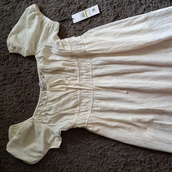NWT Calvin Klein Sz 14 ivory summer dress - Picture 4 of 10